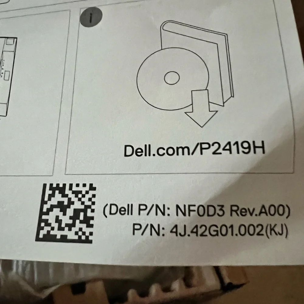 Dell Black Laptop Screen